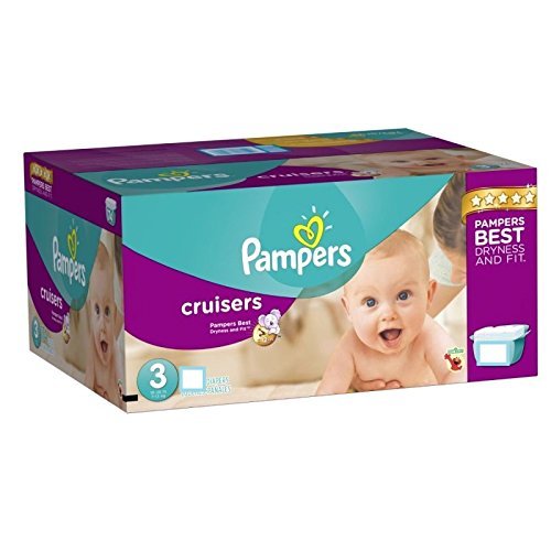 Pampers Cruisers Disposable Diapers Size 3, 92 Count, SUPER