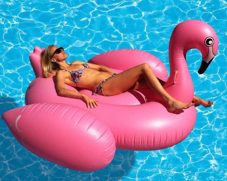 Giant Flamingo Inflatable Pool Toy- 80 Inches USA Seller