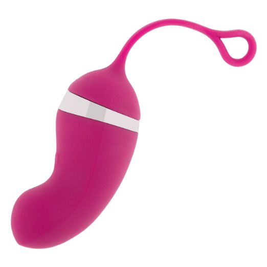 Egg Vibrator - Rechargeable and Waterproof - Lifetime Guarantee - Made of Medical Grade Silicone - 7 Stimulation Modes - Quiet yet Powerful - Best for Men and Women - Discreet Packaging - Pink