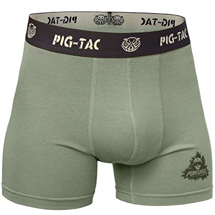 Military Underwear Cotton Boxer Briefs - Tactical Hiking Outdoor - Punisher Combat Line by 281Z