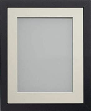 Frame Company Allington Range 9x7-inch Black Picture Photo Frame with Ivory Mount for Image Size 7x5-inch, 9 x 7 Inches 7 x 5 Inches