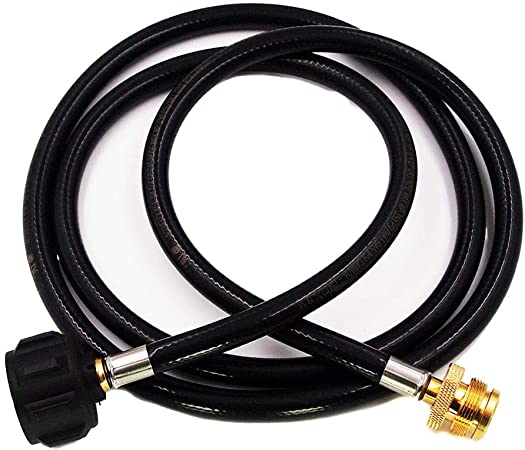 Anxingo 6 Feet Propane Adapter Hose Assembly Connects Appliance to Refillable Propane Cylinder Connector Replacement LP Tank