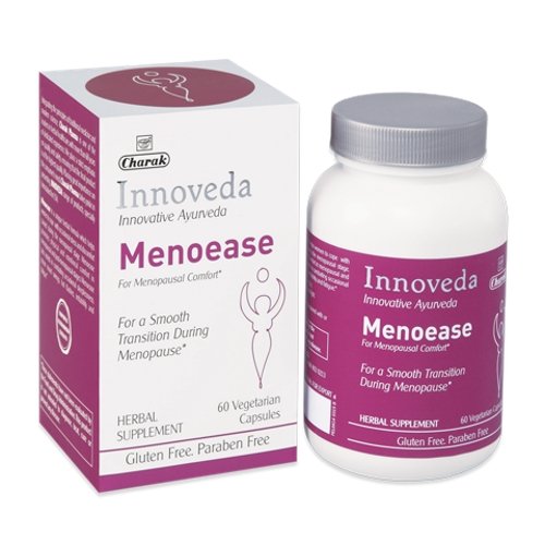 Menoease - Menopause Herbal Supplement, Hot Flashes, Night Sweats, Menopausal Comfort, 60 Capsules