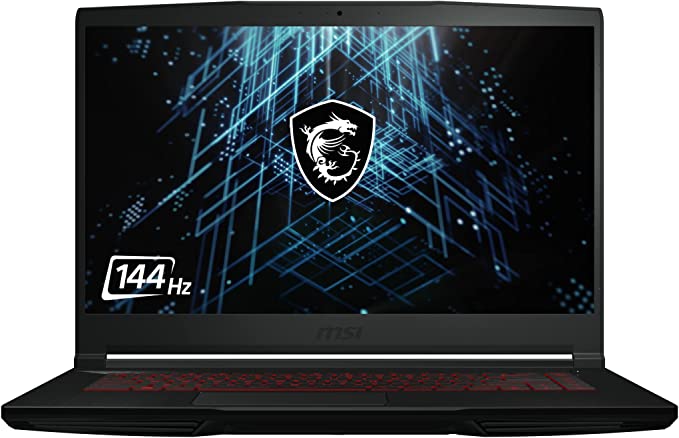 MSI GF63 15.6" 144hz Gaming Laptop: Intel Core i7-11800H, RTX 3050, 32GB, 1TB NVMe SSD, Win11 (11UC-1246), Black