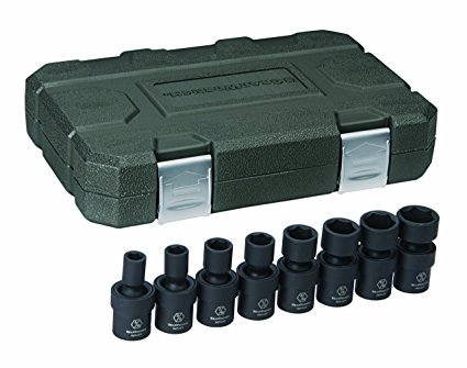 GearWrench 84917 3/8-Inch Drive Universal Impact Socket Set SAE, 8-Piece