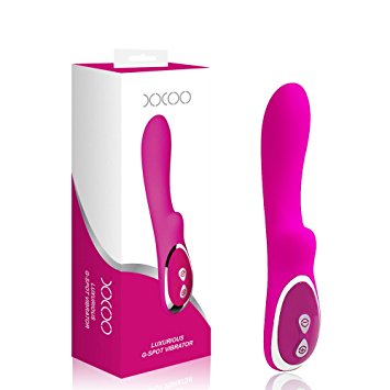 Vibrating G-spot Electric Massager,ATIVI Rechargeable Waterproof Silicone 10 Speeds Personal Handheld Wand Massager Quiet Yet Powerful Clitoris Vibrator Sex Toy Best for Women or Couples -Rose