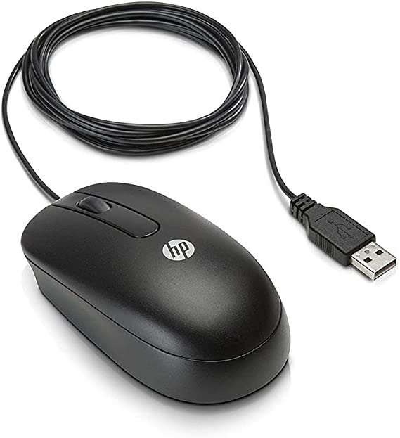 HP H4B81AA - Ratón (USB, Laser, Portátil, Negro, 1,8m, Cable)