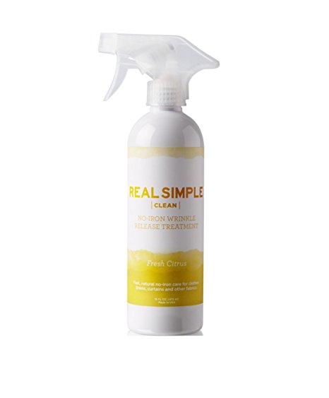 Real Simple Clean No Iron Wrinkle Release, Citrus 16 oz