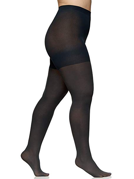 Berkshire Women's Plus-size The Easy On! 40 Denier Cooling Microfiber Tights
