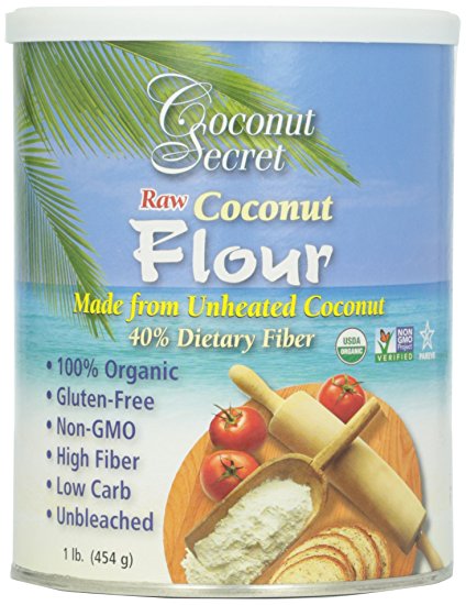 Coconut Secret Organic Raw Coconut Flour, 1 Pound