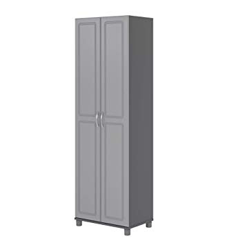 SystemBuild 7362413COM 24" Kendall Utility Storage Cabinet, Gray