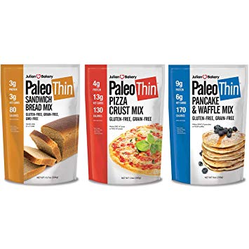 Paleo Mix Variety 3 Pack (1 of Each: Paleo Pizza, Pancake, Bread Mix) (Gluten-Free)