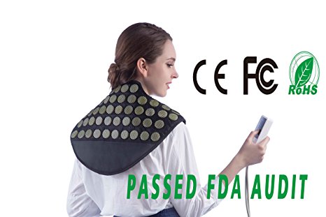 Passed FDA Audit-UTK Far Infrared Neck and Shoulder Heating Pad for Pain Relief