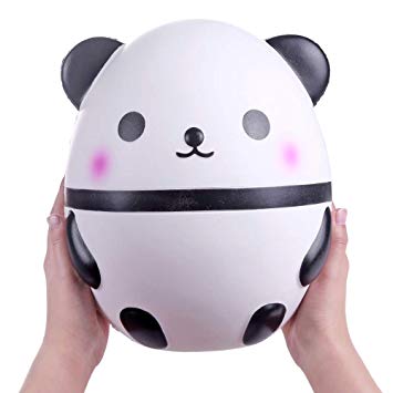 Anboor Squishies Panda Egg Slow Rising Kawaii Scented Soft Animal Squishies Toys
