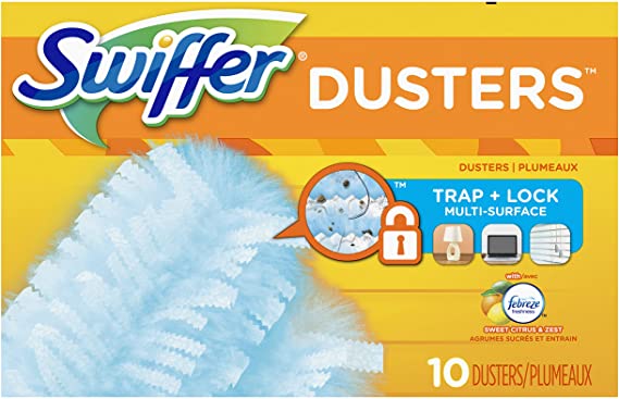 Swiffer 180 Dusters Multi Surface Refills, Citrus & Zest scent, 10 Count
