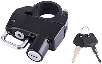 Motorcycle Helmet Lock Anti-Theft, Tamper-Proof Helmet Security Lock, for Motorbike Scooter Street Bike, Secures Helmet