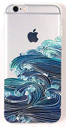 YogaCase InTrends, Compatible With IPhone 6/6s Case Back Protective Cover (Japanese Wave)