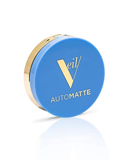 Veil Cosmetics Automatte Mattifying Balm Touch-Up | Translucent Powderless Makeup for Oily Skin | All Skin Tones & Types | Paraben-Free