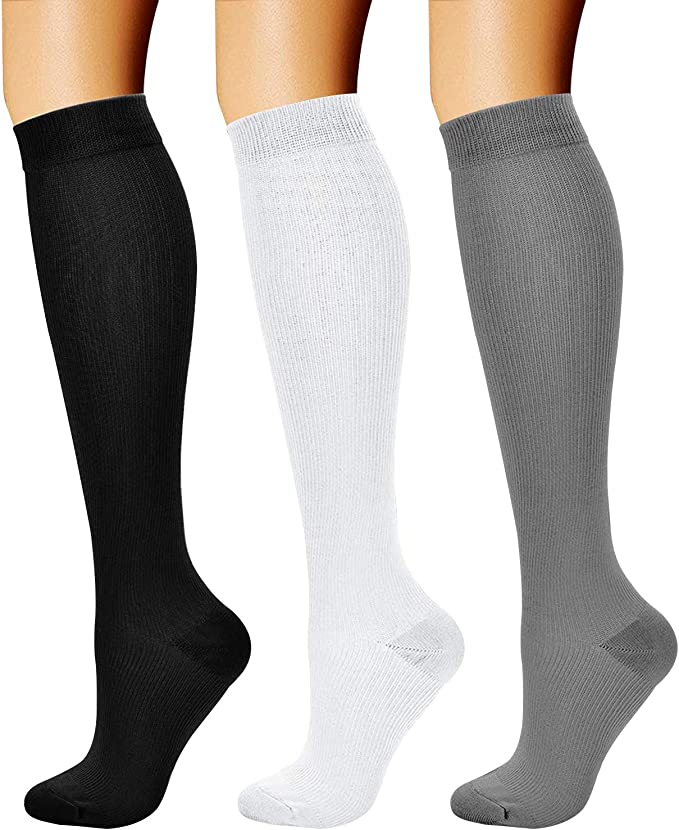 CHARMKING Compression Socks for Women & Men Circulation 15-20 mmHg is Best