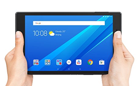 Lenovo Tab 4, 8" Android Tablet, Quad-Core Processor, 1.4GHz, 16GB Storage, Slate Black, ZA2B0009US