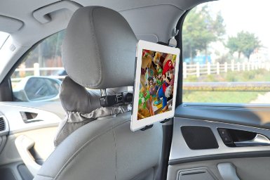 iPad Tablet Headrest Mount Universal Car Headrest Holder for Portable DVD Player Kindle Samsung Tablet iPad Air  Mini and All 7-10 inches Devices