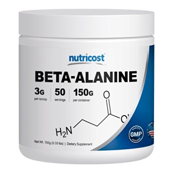 Nutricost Beta Alanine [150 Grams] - Pure Beta Alanine - Best To Improve Your Workout