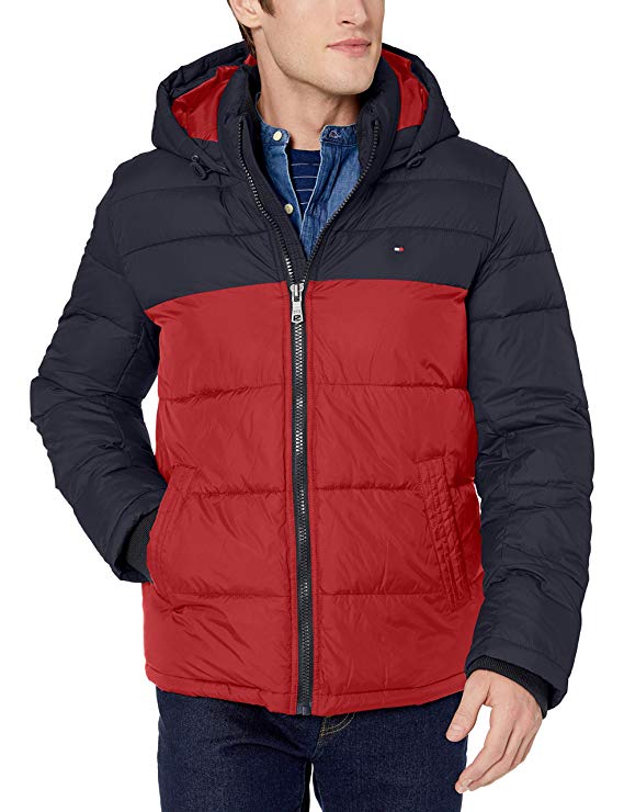 Tommy Hilfiger Men's Classic Hooded Puffer Jacket (Regular and Big & Tall Sizes)