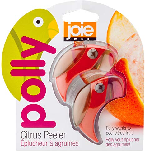 Joie 26611 Polly Citrus Orange Peeler 2 Pack-Random Color