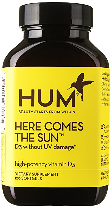 HUM Nutrition - Here Comes the Sun - 2000 IU Bioavailable D3, 120 Softgels
