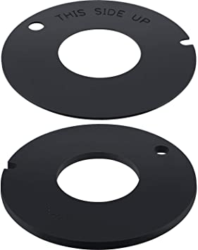 2 Pieces 385311462 and 385316140 RV Toilet Rubber Seal Toilet Flush Ball Seal for Dometic Sealand Mansfield VacuFlush RV Camper Toilet, Compatible with 2010, 510/506 , 510 /1006,1008/EcoVac 146-149