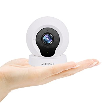 ZOSI Q2 Wireless Camera Video Monitoring IP/Network Camera Surveillance/Security Camera Baby Monitor with 720p HD Quality, 100 degree View, Night Vision (NO SD Card)