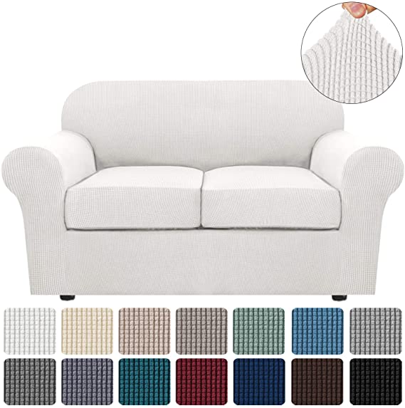 3 Piece Sofa Slipcover Bundles Couch Cushion Cover