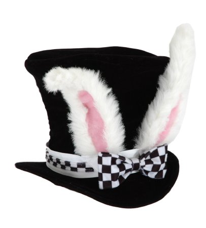 elope Kid's White Rabbit Topper Hat
