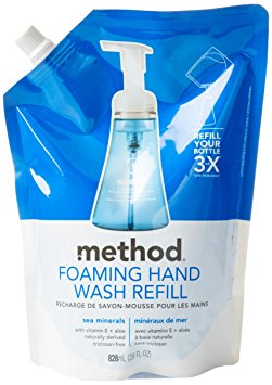 Method Naturally Derived Foaming Hand Wash Refill, Sea Minerals, 28 Ounce