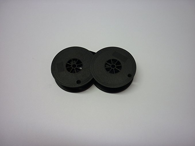 "Package of Two" Brother Webster XL500 and Others Typewriter Ribbon, Compatible, Black, Twin Spool