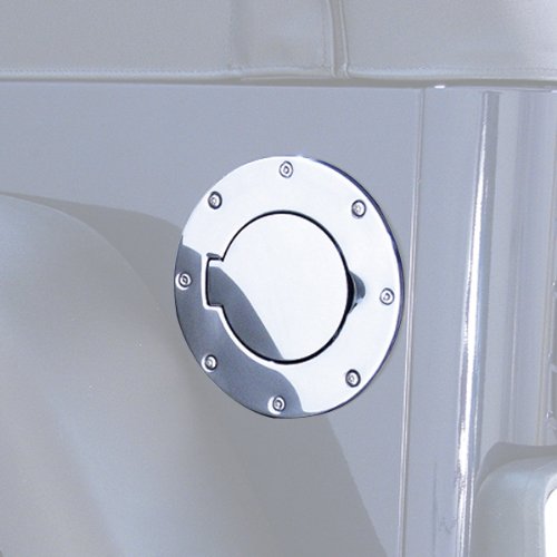 Rugged Ridge 11134.01 Polished Stainless Steel Gas Door Cover