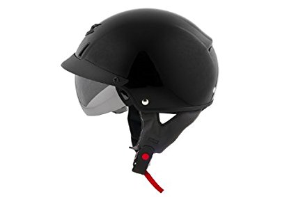 Scorpion EXO-C110 Solid Half Motorcycle Helmet Black