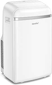 COMFEE' Climatiseur Mobile 12000 BTU/H 3,5 kW, 3 Modes, Fonction Follow Me, Télécommande, pour grandes pièces de 43㎡/117m³, Kit d'évacution inclus, Réfrigérant naturel, PAC 12000