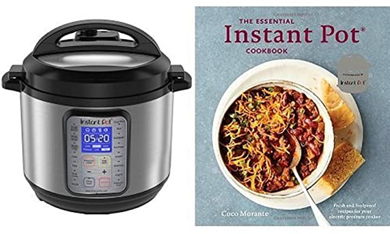 Instant Pot DUO Plus 6 Qt 9-in-1 Multi-Use Programmable Pressure Cooker with The Essential Instant Pot Cookbook