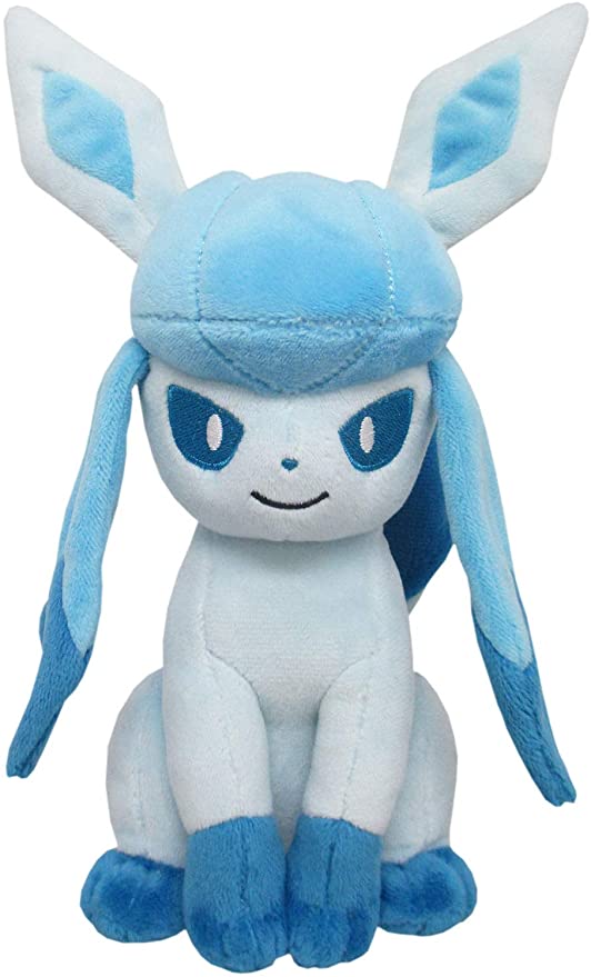 Sanei PP124 Pokemon All Star Collection Glaceon Plush,Brown/A