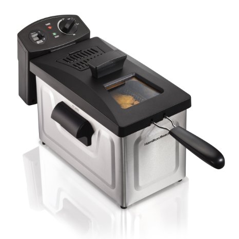 Hamilton Beach 35033 Hamilton Beach 12-Cup Oil Capacity Deep Fryer, Silver