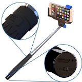 Selfie Stick For iPhoneAndroid STICKITPROSelf Portrait Monopod With Built-in Bluetooth For iPhone 66S5s 5c 5 4s 4 Samsung Galaxy
