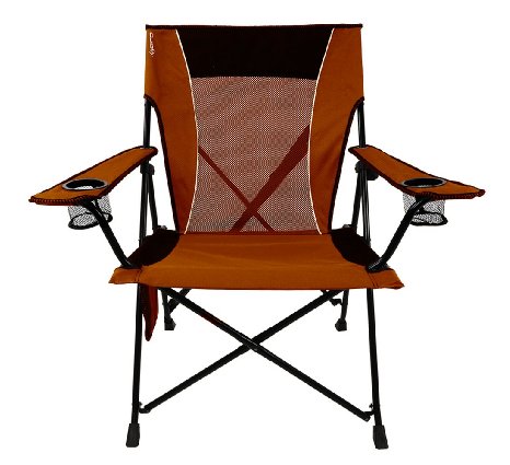 Kijaro Dual Lock Folding Chair Victoria Desert Orange