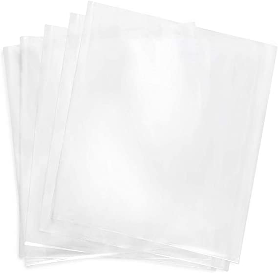 Shrink Wrap Bags,100 Pcs 6x8 Inches Clear PVC Heat Shrink Wrap for Packaging Small Gifts, Soap,Book,Bath Bombs, Film DVD/CD, Candles,Bottles and Homemade DIY Projects