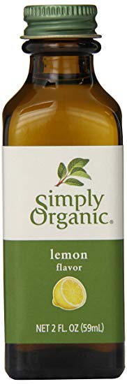 Simply Organic Lemon Flavor Certified Organic, 2-Ounce Container
