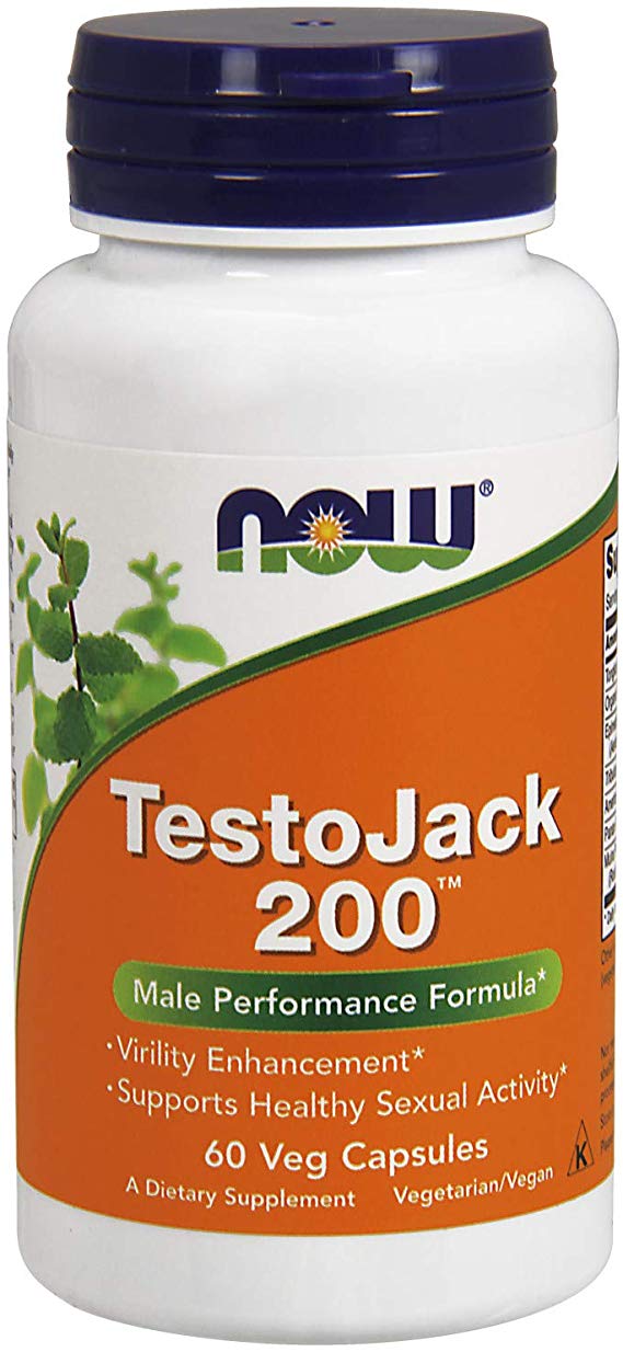 NOW TestoJack 200,60 Veg Capsules