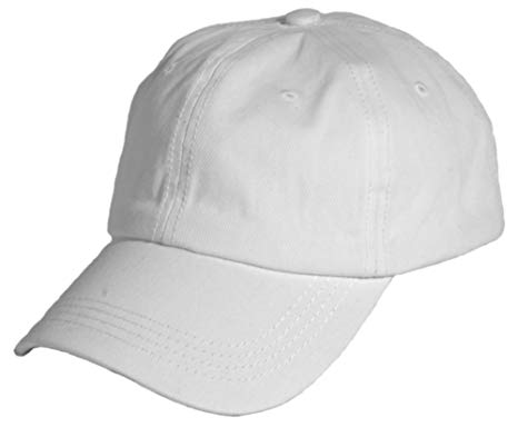 Levine Hat Unisex Stone Washed Cotton Baseball Cap Adjustable Size (7  Colors)