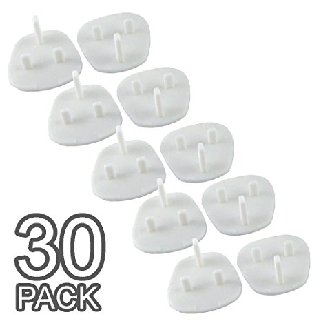Baby Proofing Child's Home Safety Socket Covers - Socket Protectors / Guards (30 Packs)