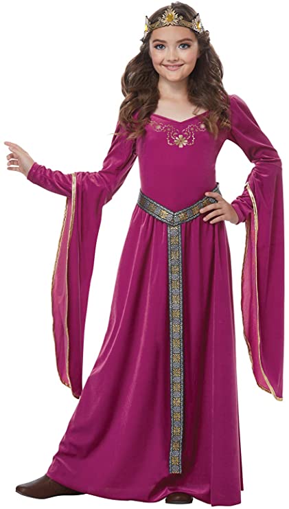 Medieval Princess Fuschia Child Costume