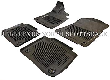 Lexus OEM FACTORY ALL WEATHER FLOOR MAT LINER SET 2013-2018 GS350 RWD BLACK